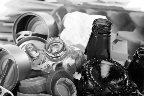 Local waste removal team in action in Plaistow