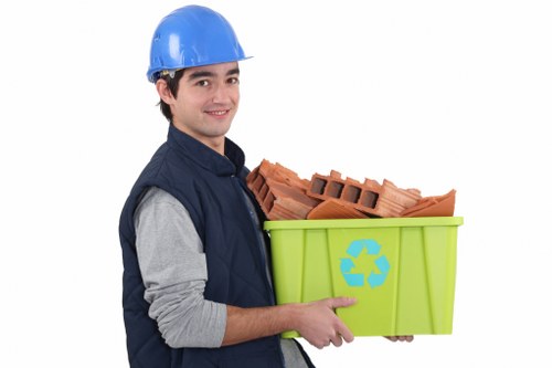 Customer using Plaistow Skip Hire services
