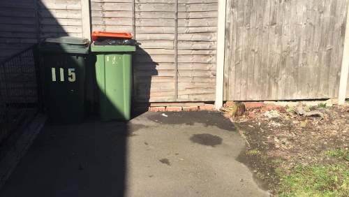 Preparing garden waste for removal